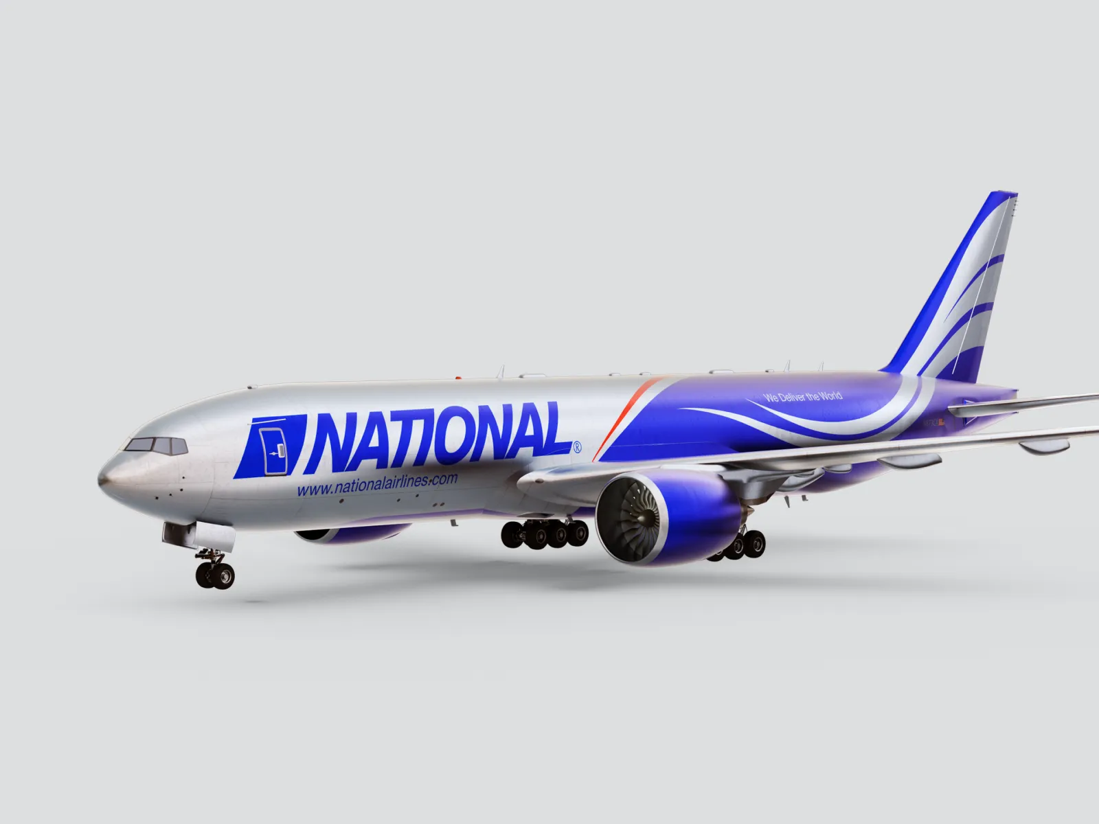 A Boeing 777-200F